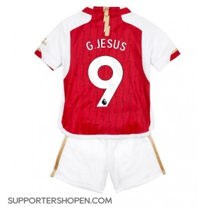 Arsenal Gabriel Jesus #9 Hemmatröja Barn 2023-24 Kortärmad (+ korta byxor)